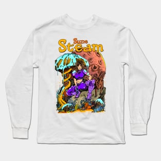 Suzie Steam on the Mushroom Planet Long Sleeve T-Shirt